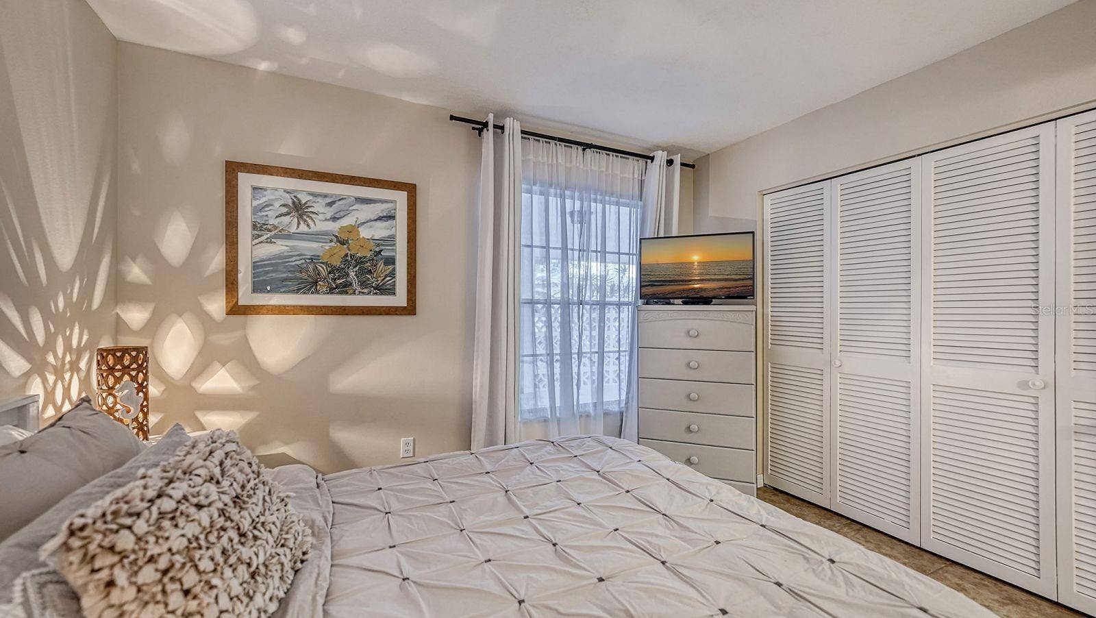1229 MOONMIST CIRCLE, #P6, Sarasota, FL 34242 Guest Bedroom with Spacious Closet