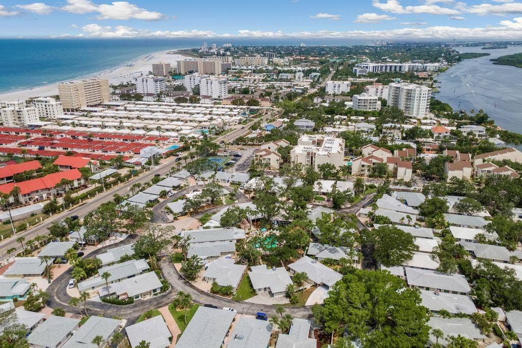 1229 MOONMIST CIRCLE, #P6, Sarasota, FL 34242 Aerial Community View