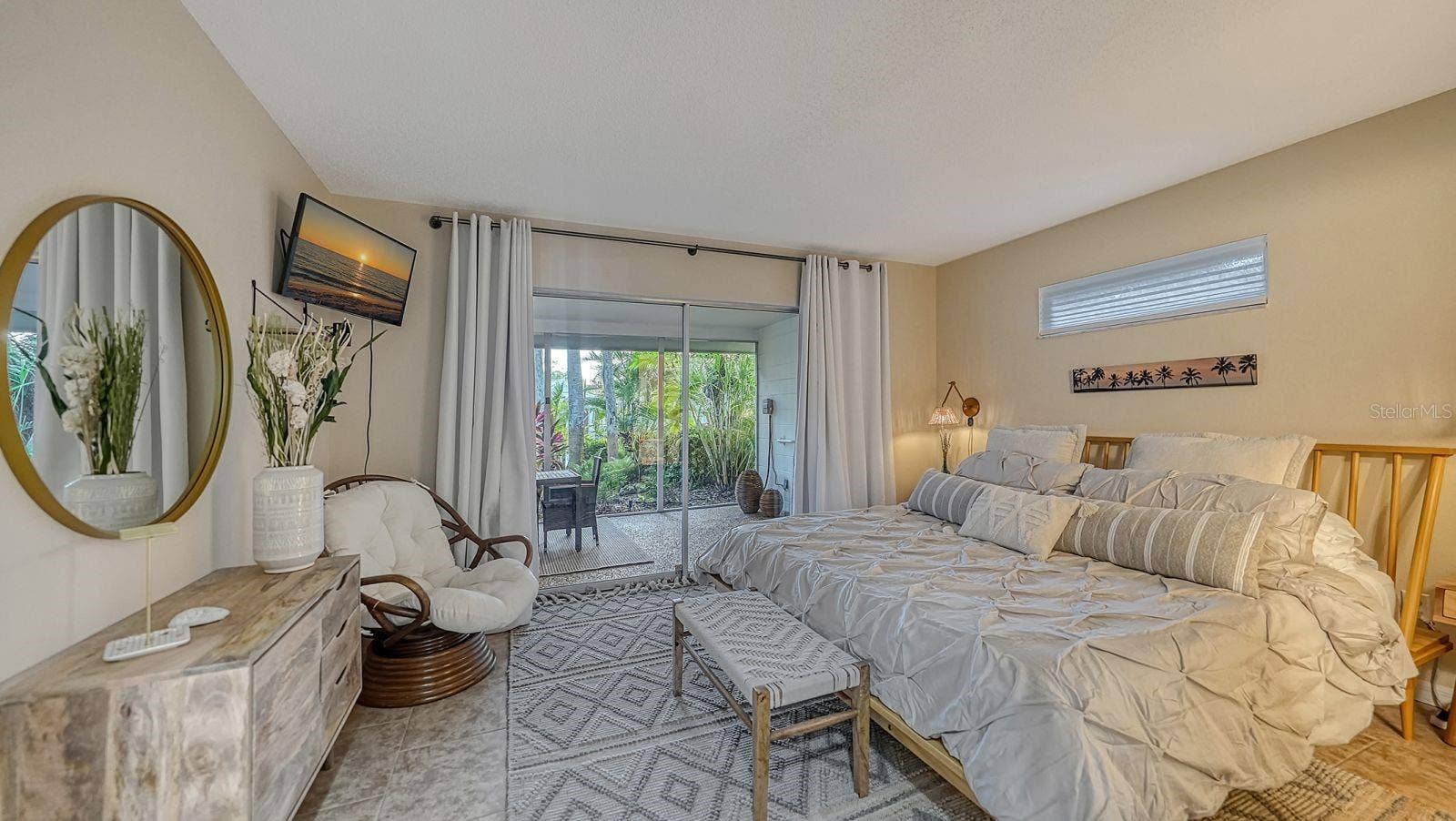 1229 MOONMIST CIRCLE, #P6, Sarasota, FL 34242 Owner's Suite with King Bed