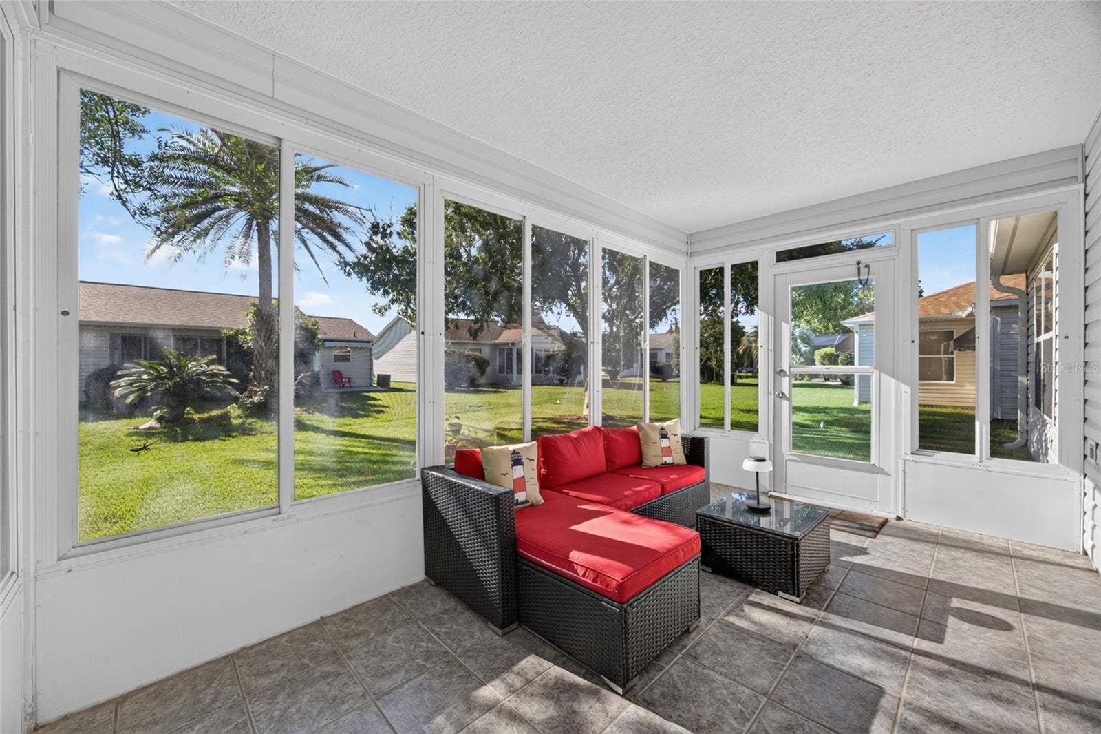 Tile Flooring in Enclosed Lanai