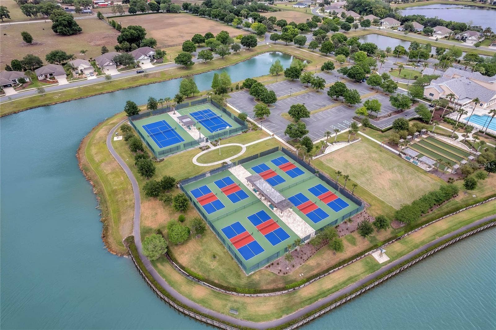 Pickleball, Tennis and Croquet Courts