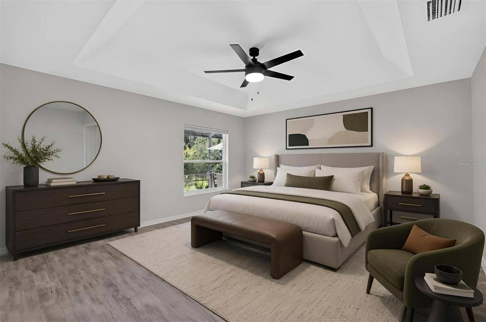 3254 ZIPPERER WAY, The Villages, FL 32163 Primary Bedroom-Virtually Staged