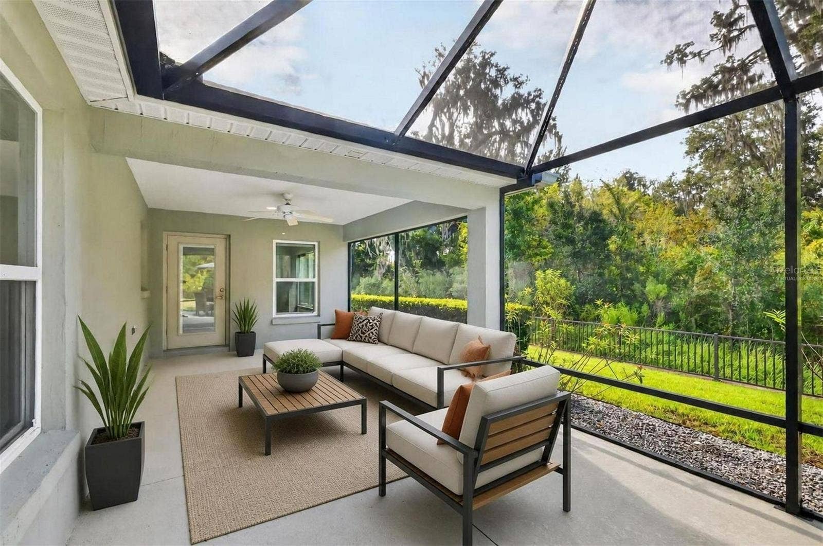 3254 ZIPPERER WAY, The Villages, FL 32163 Expansive Lanai with Extended Birdcage with PRIVATE PRESERVE VIEWS-Virtually Staged