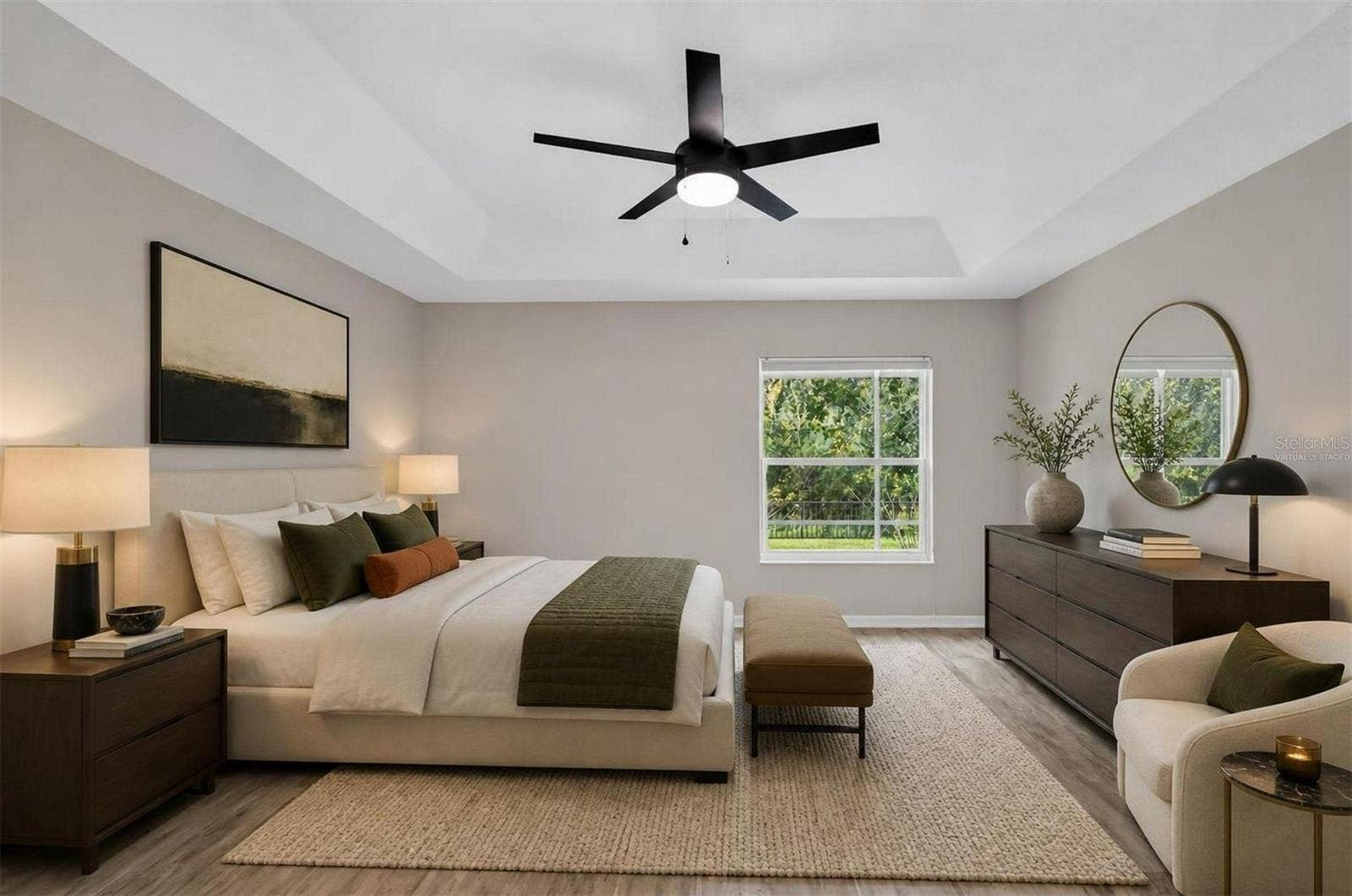 3254 ZIPPERER WAY, The Villages, FL 32163 Primary Bedroom-Virtually Staged