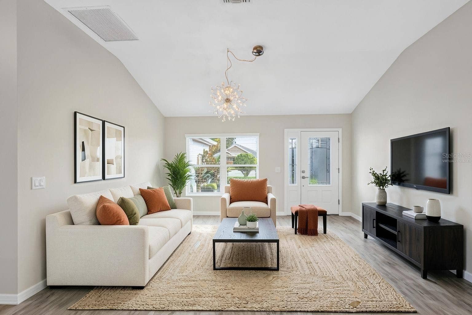 3254 ZIPPERER WAY, The Villages, FL 32163 Living Room-Virtually Staged