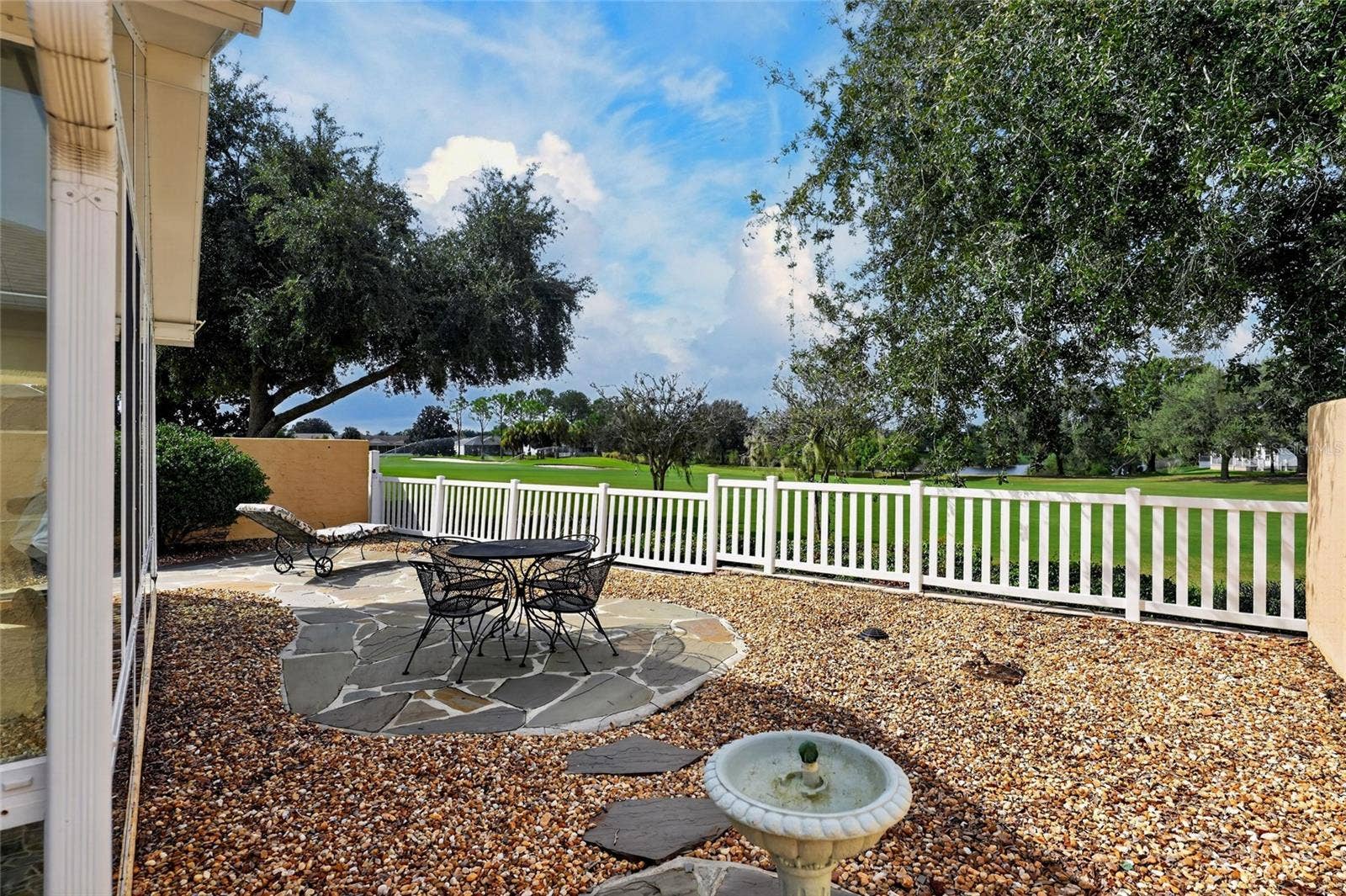 Back yard view