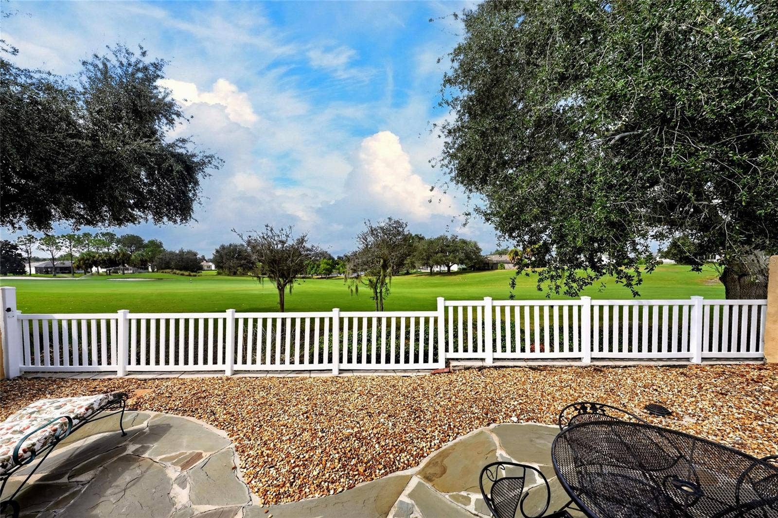 Back yard view