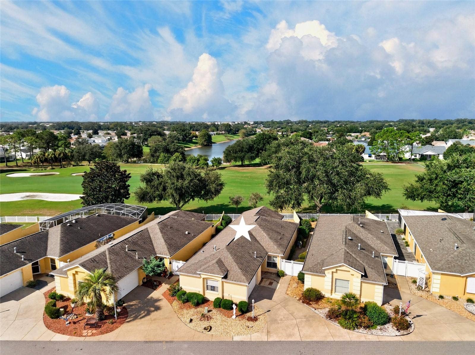 Aerial of view of villa