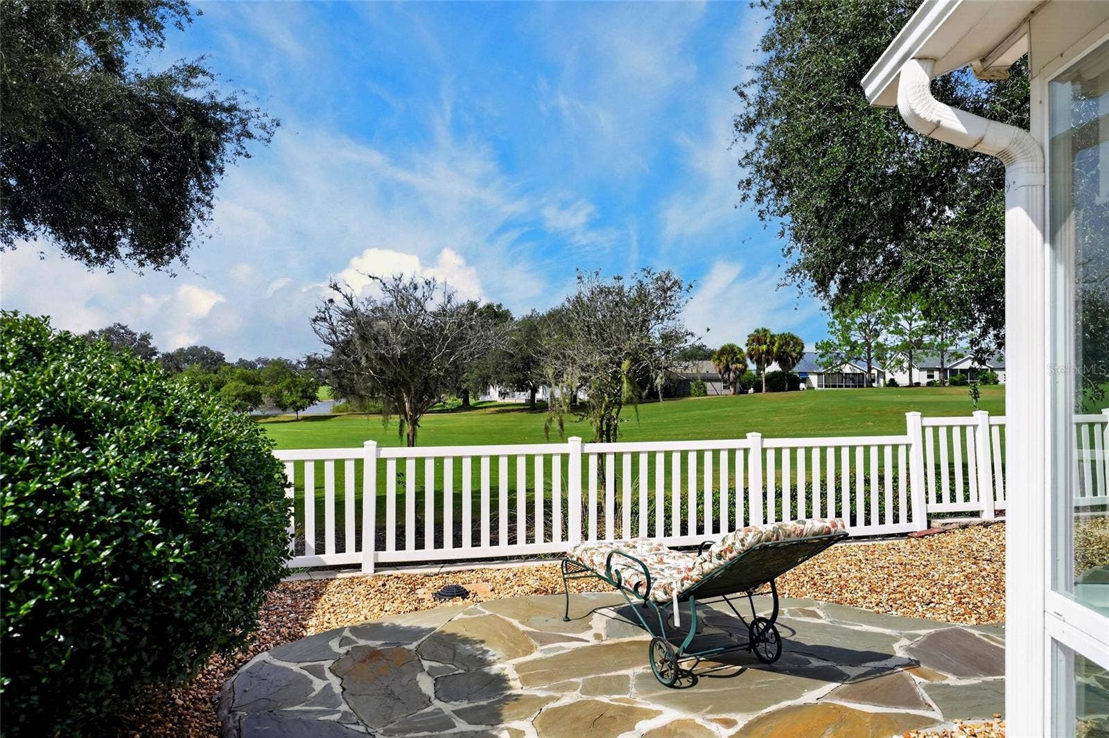 Back yard view