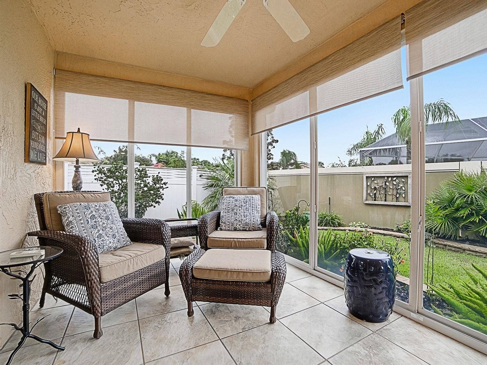 1530 BARNWELL PLACE, The Villages, FL 32162 Floor to ceiling windows expand your space to fully enjoy the backyard