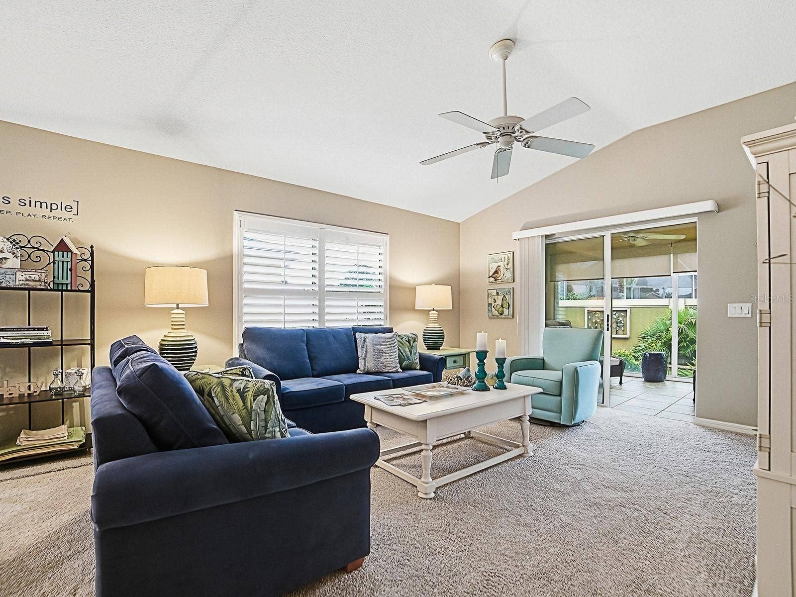 1530 BARNWELL PLACE, The Villages, FL 32162 Beautifully furnished living room