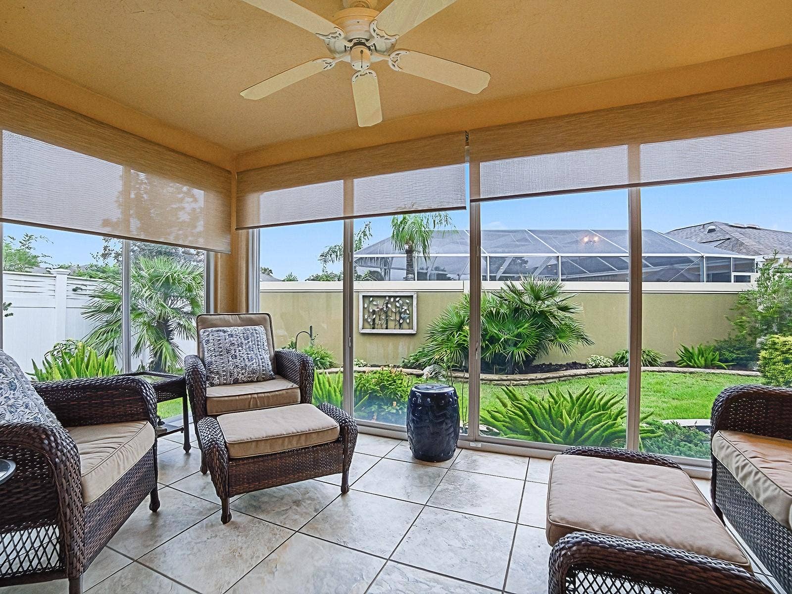 1530 BARNWELL PLACE, The Villages, FL 32162 Amazing Lanai overlooking serene backyard