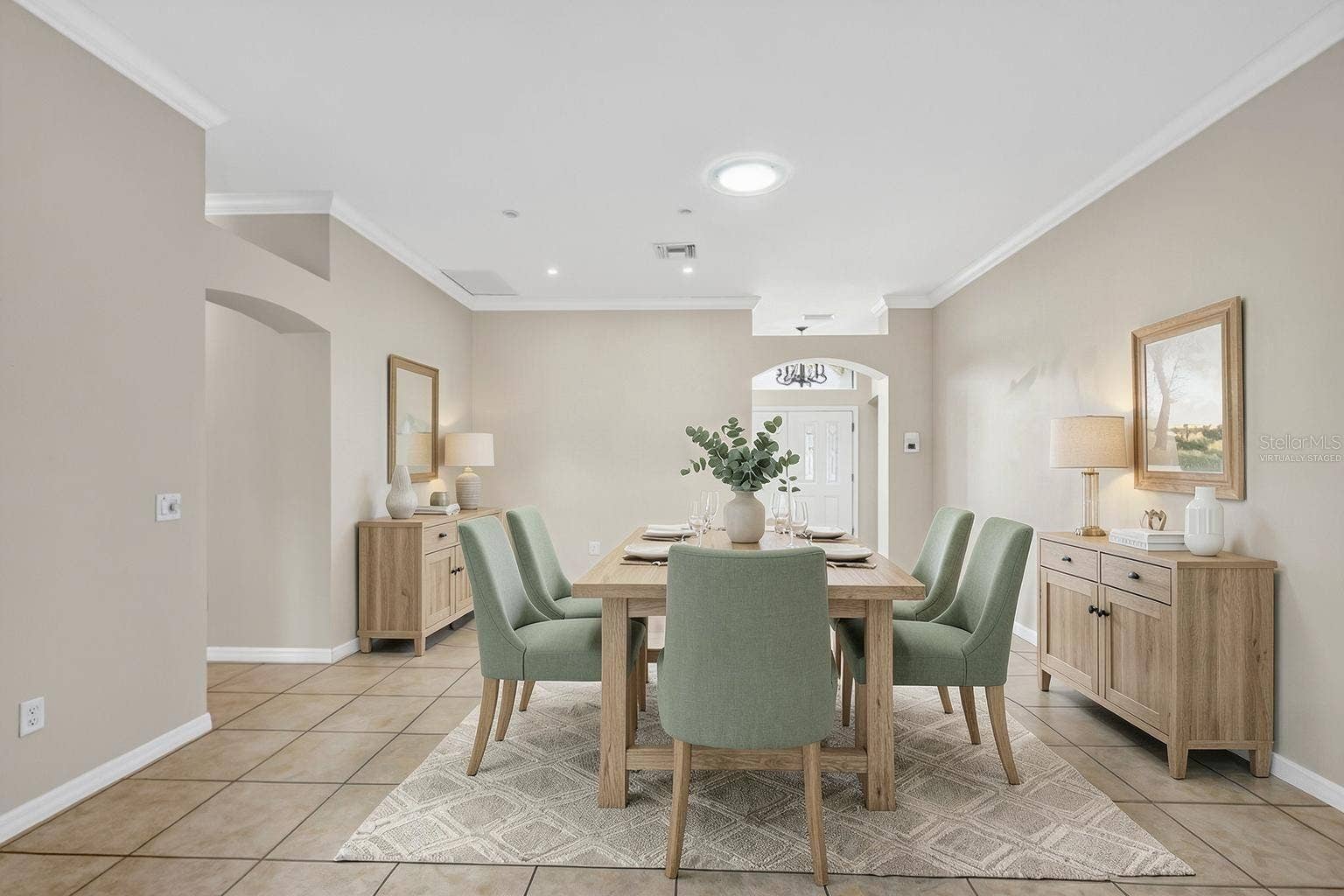 Dining Room-Virtually Staged