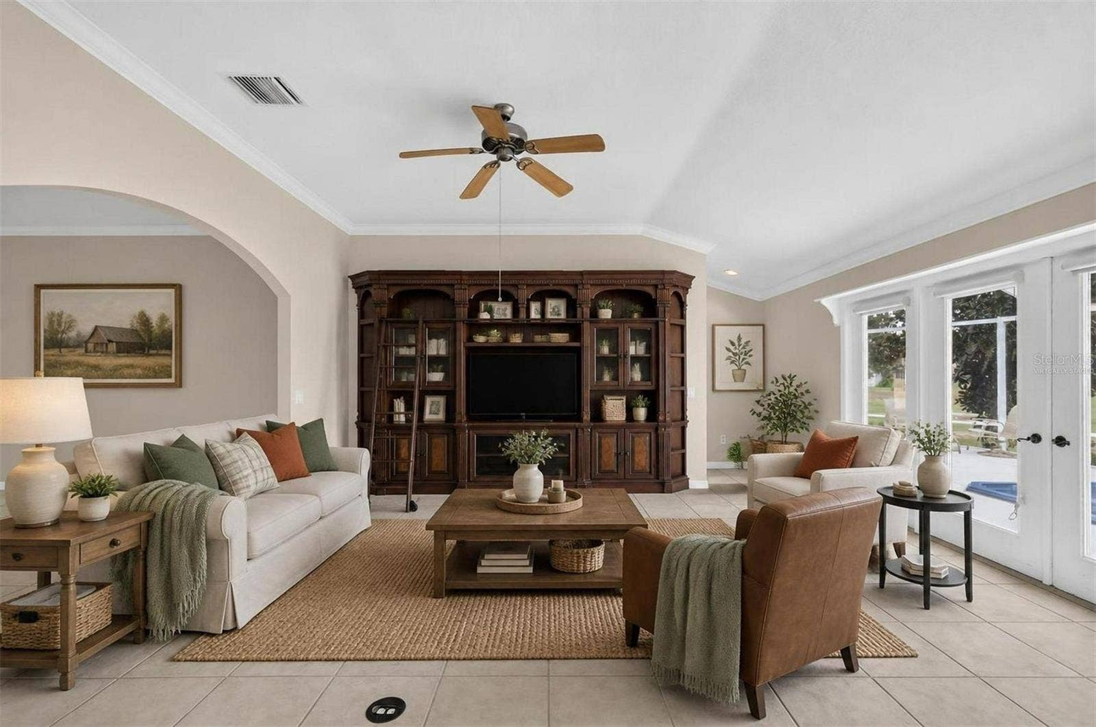 Living Room-Virtually Staged