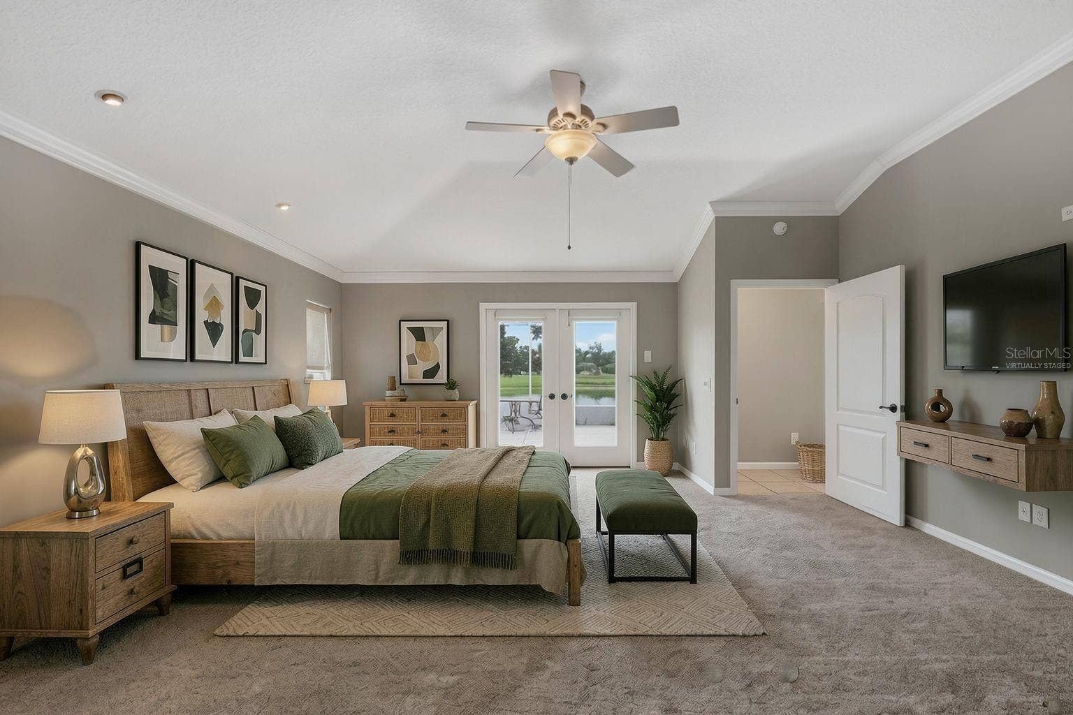 Primary Bedroom-Virtually Staged