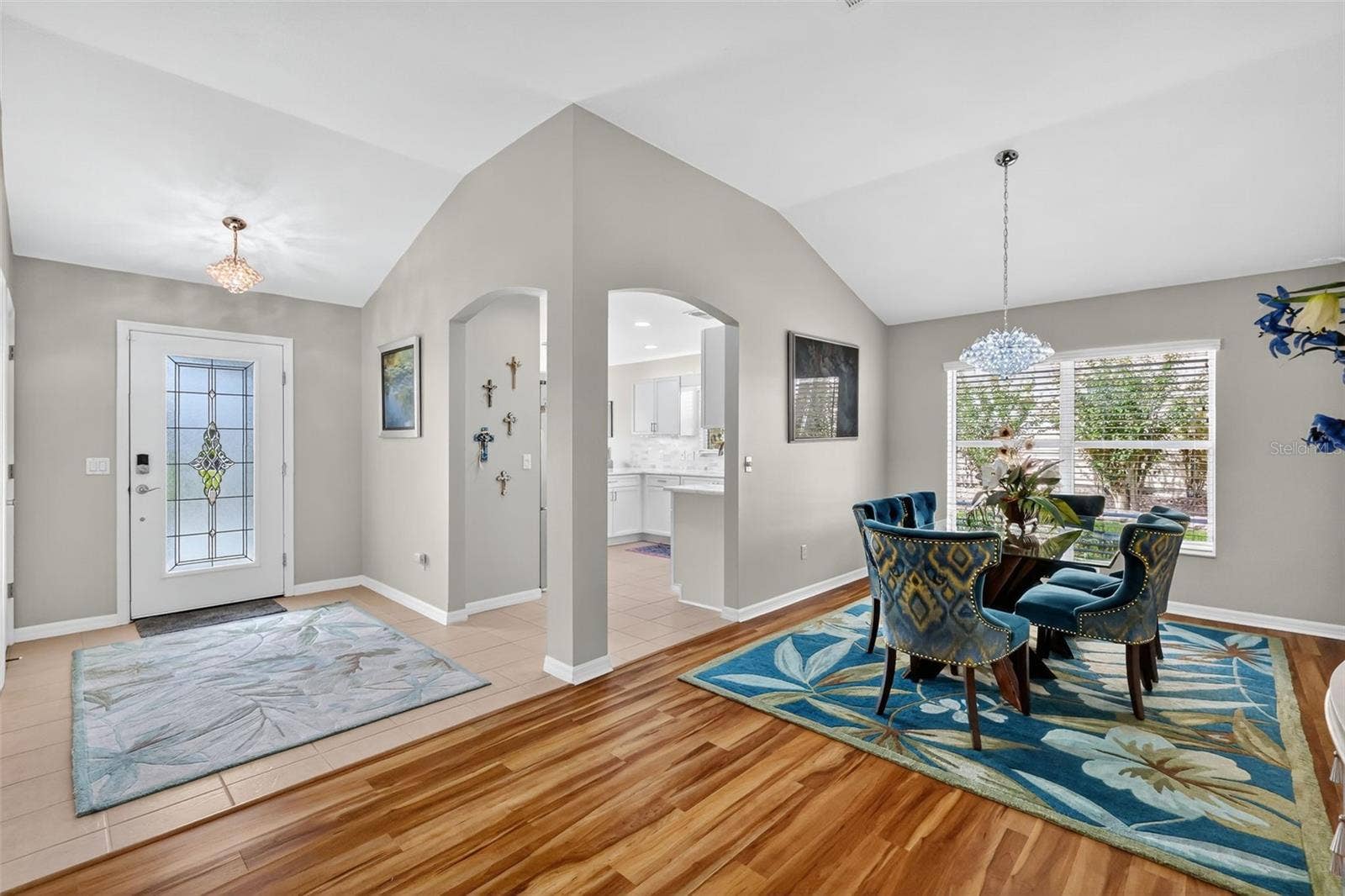 1201 BARCELONA DRIVE, The Villages, FL 32159 Foyer and Dining Room