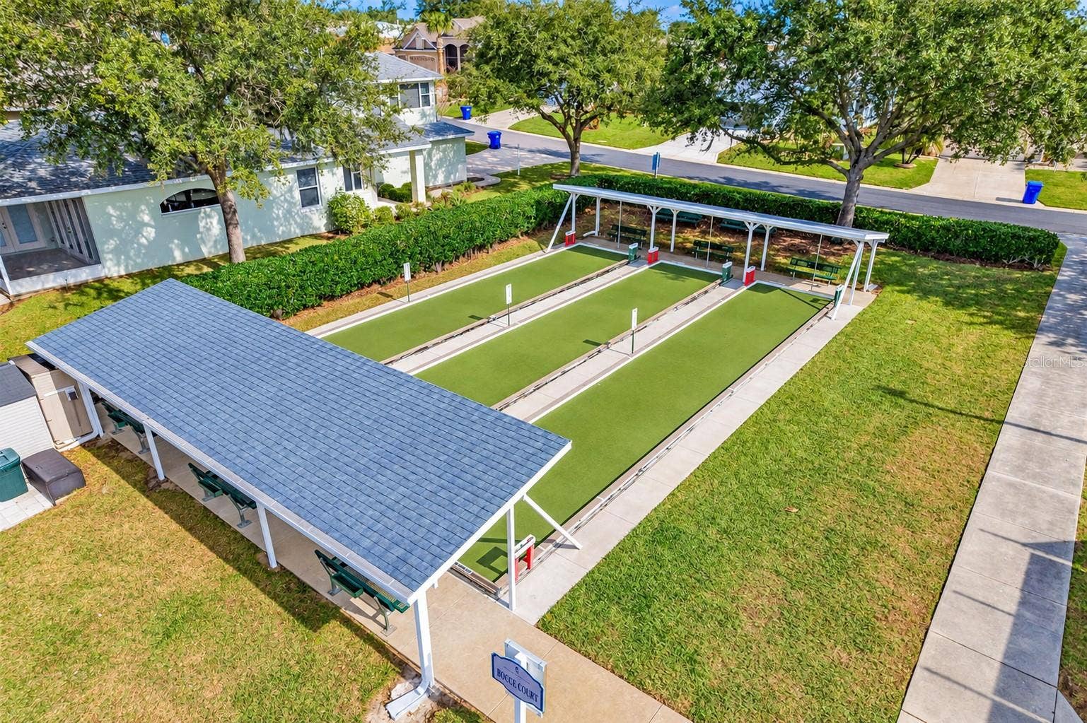 3210 SARATOGA DRIVE, Tavares, FL 32778 Enjoy a little friendly competition on Royal Harbors bocce courts, with shaded seating for relaxing between games