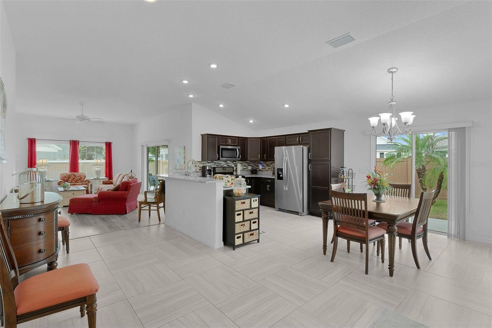 No carpet! Tile & luxury wide plank vinyl floors throughout.