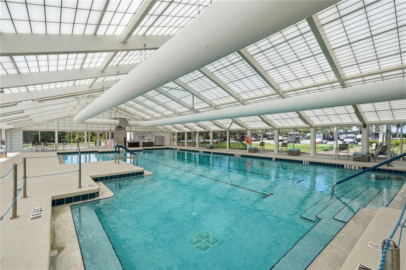 21736 PRINCESS GRACE COURT, Leesburg, FL 34748 The newly-replaced INDOOR POOL where residents and their guests can SWIM YEAR ROUND in the HEATED pool.