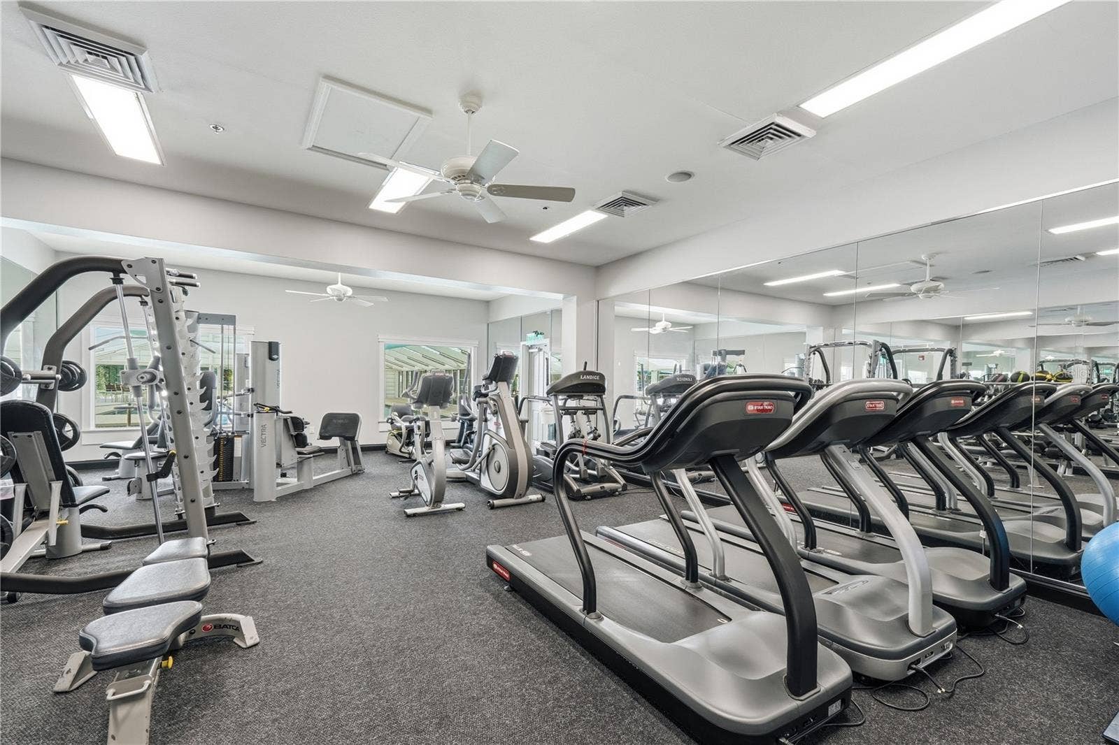 21736 PRINCESS GRACE COURT, Leesburg, FL 34748 The FITNESS ROOM is equipped with everything you need to keep in shape.