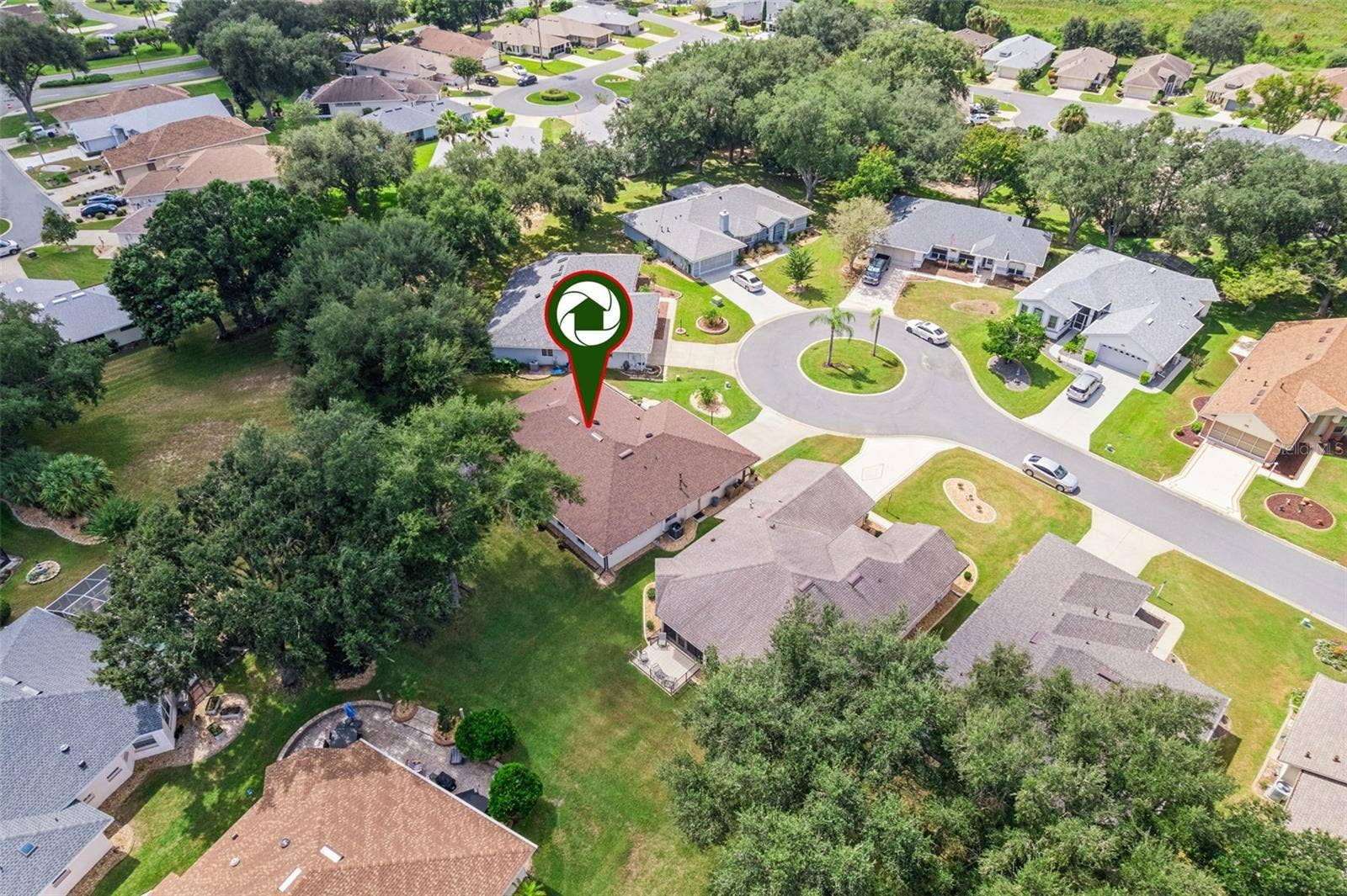 21736 PRINCESS GRACE COURT, Leesburg, FL 34748 Aerial view toward the West