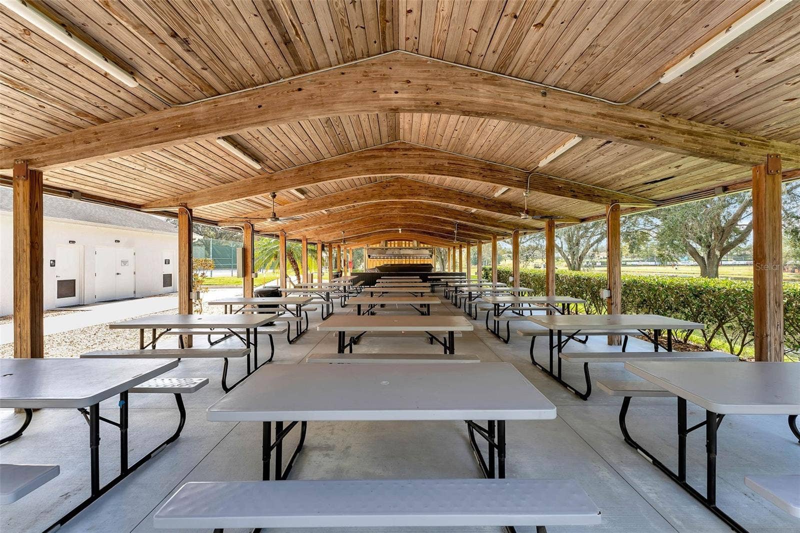 Community amenity: covered picnic pavilion