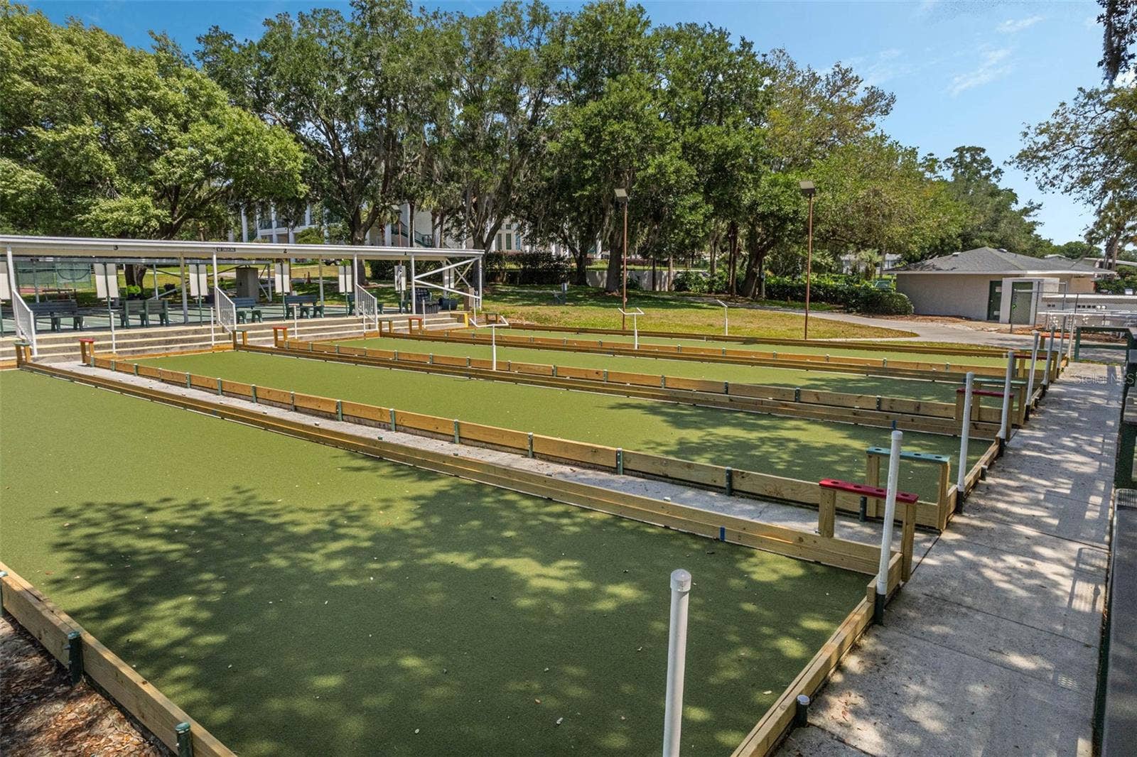 Community amenity: bocce courts