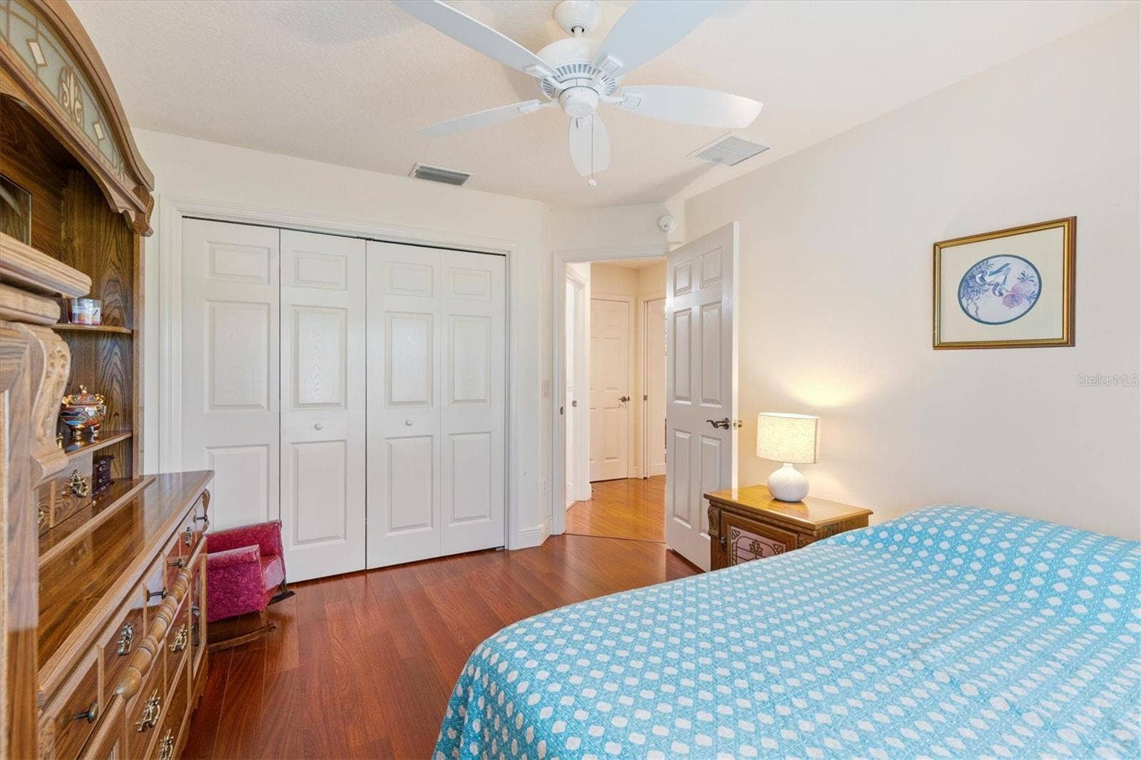 1926 ELDRIDGE LOOP, The Villages, FL 32162 Bedroom two with built-in closet.