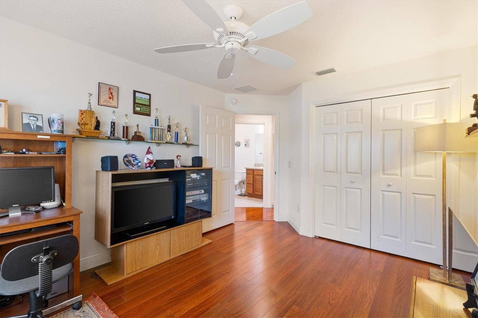 1926 ELDRIDGE LOOP, The Villages, FL 32162 Bedroom three with built-in closet.