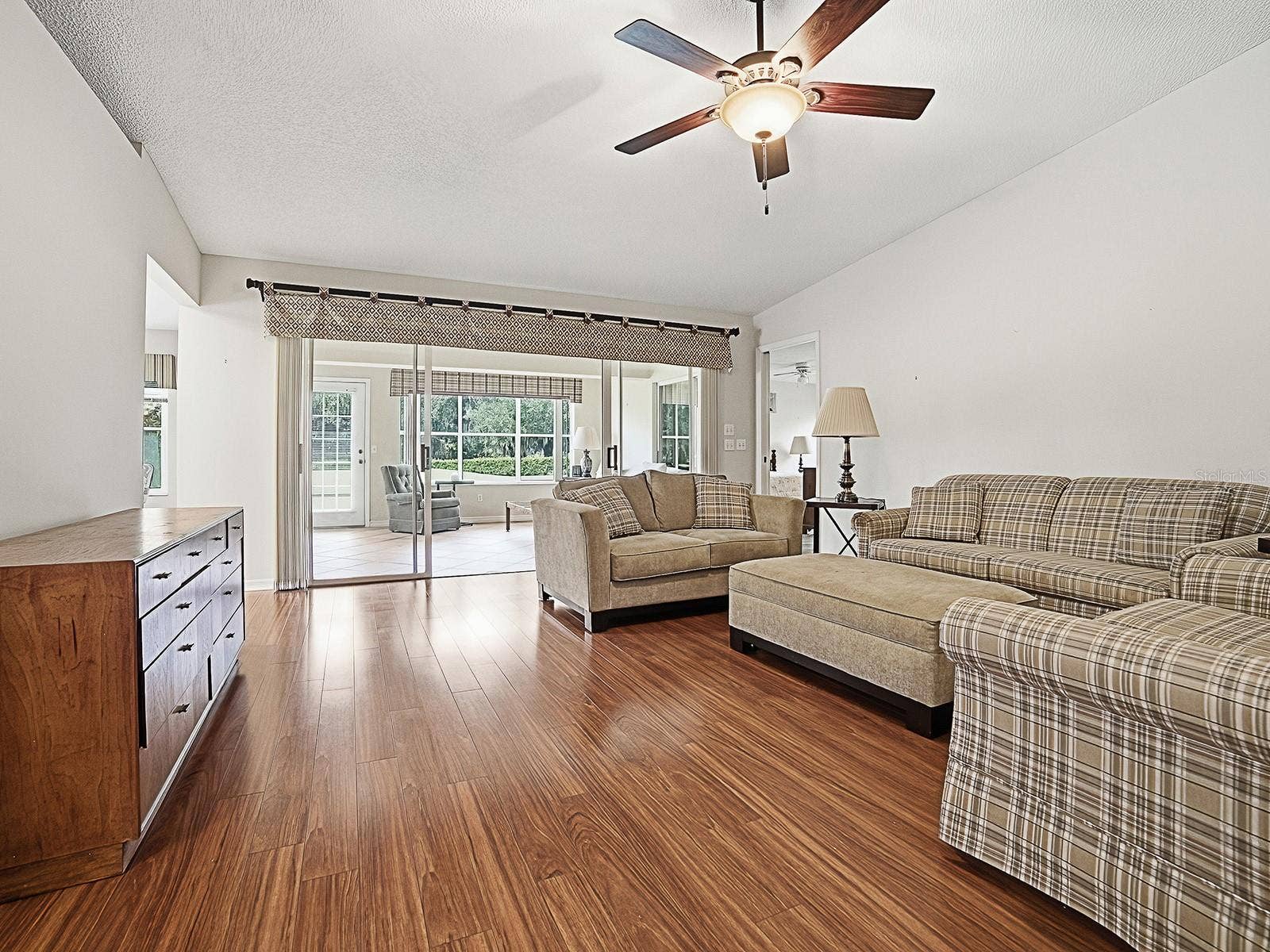 VIEW FROM LIVING AREA TO LANAI