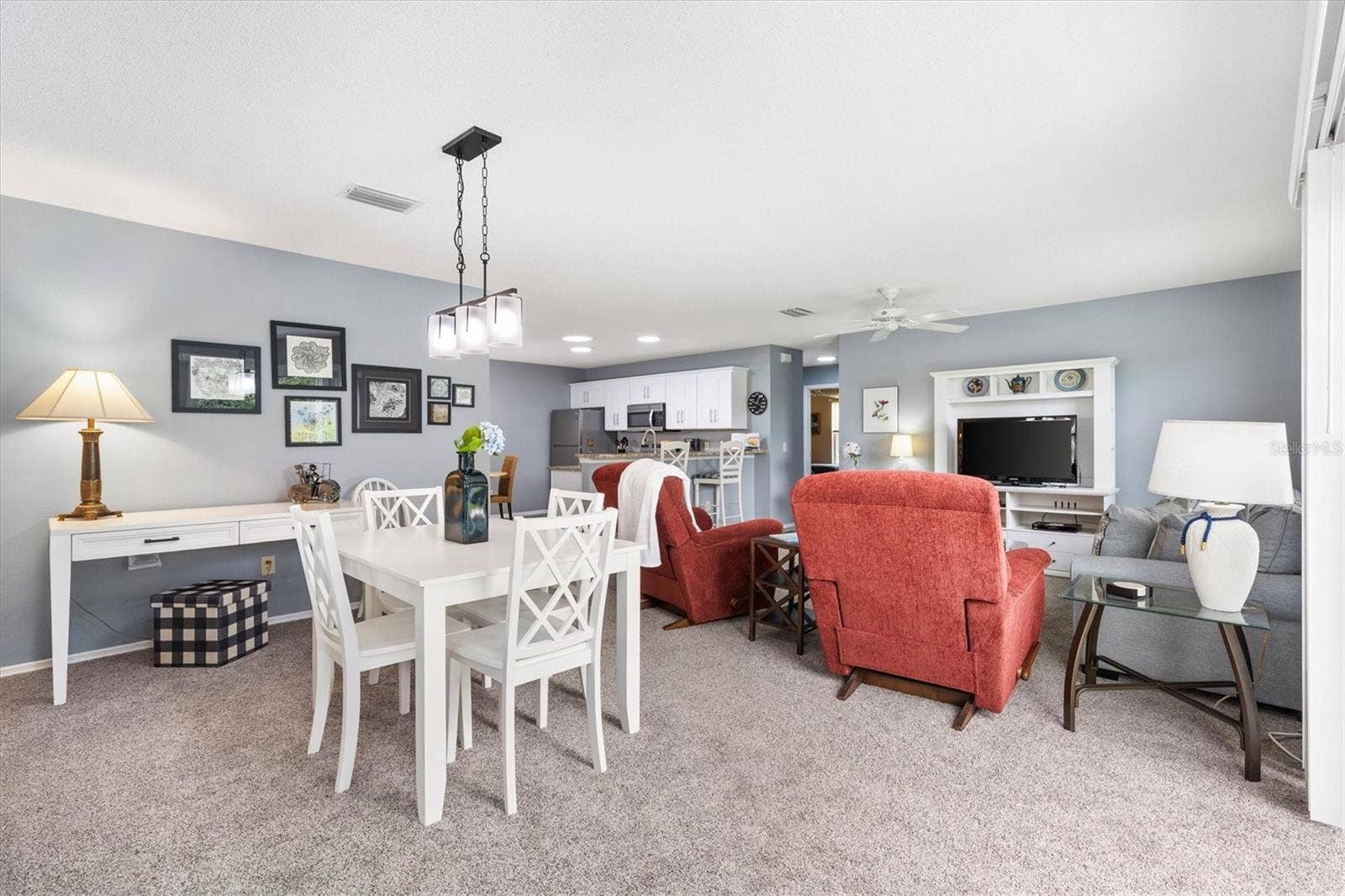 OPEN CONCEPT LIVING ROOM & KITCHEN