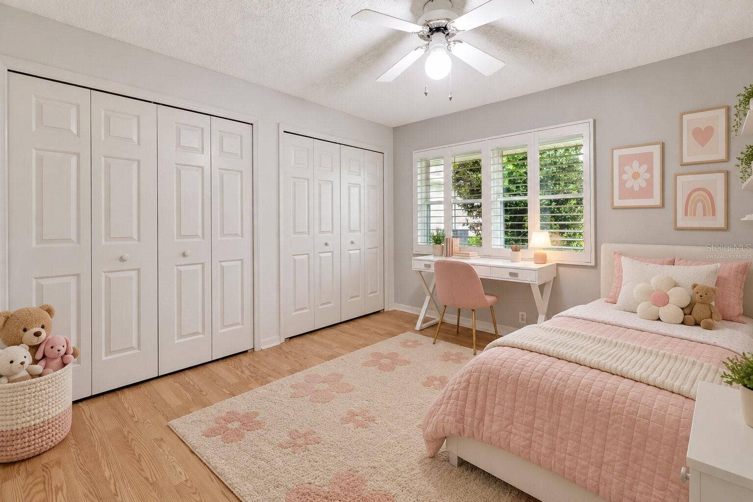 5124 LINKS LANE, Leesburg, FL 34748 Third Bedroom Virtually Staged as Kid's Room