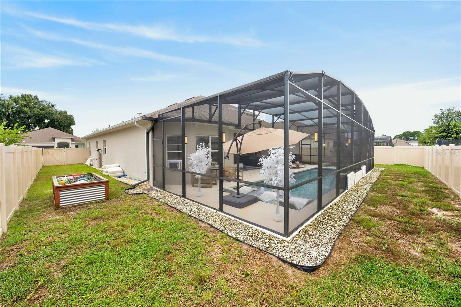Fenced Backyard