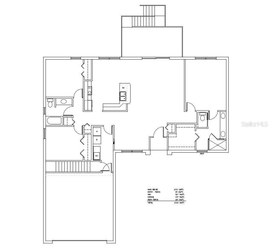 CONSTITUTION MORNINGVIEW DRIVE, Eustis, FL 32726 Main Level Floorplan