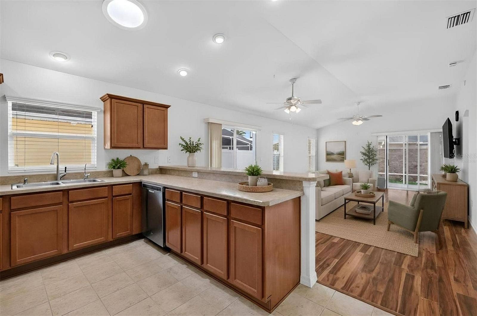 Kitchen-Virtually Staged