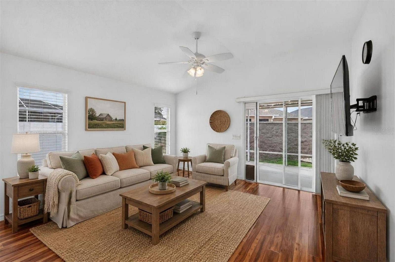 Living Room-Virtually Staged