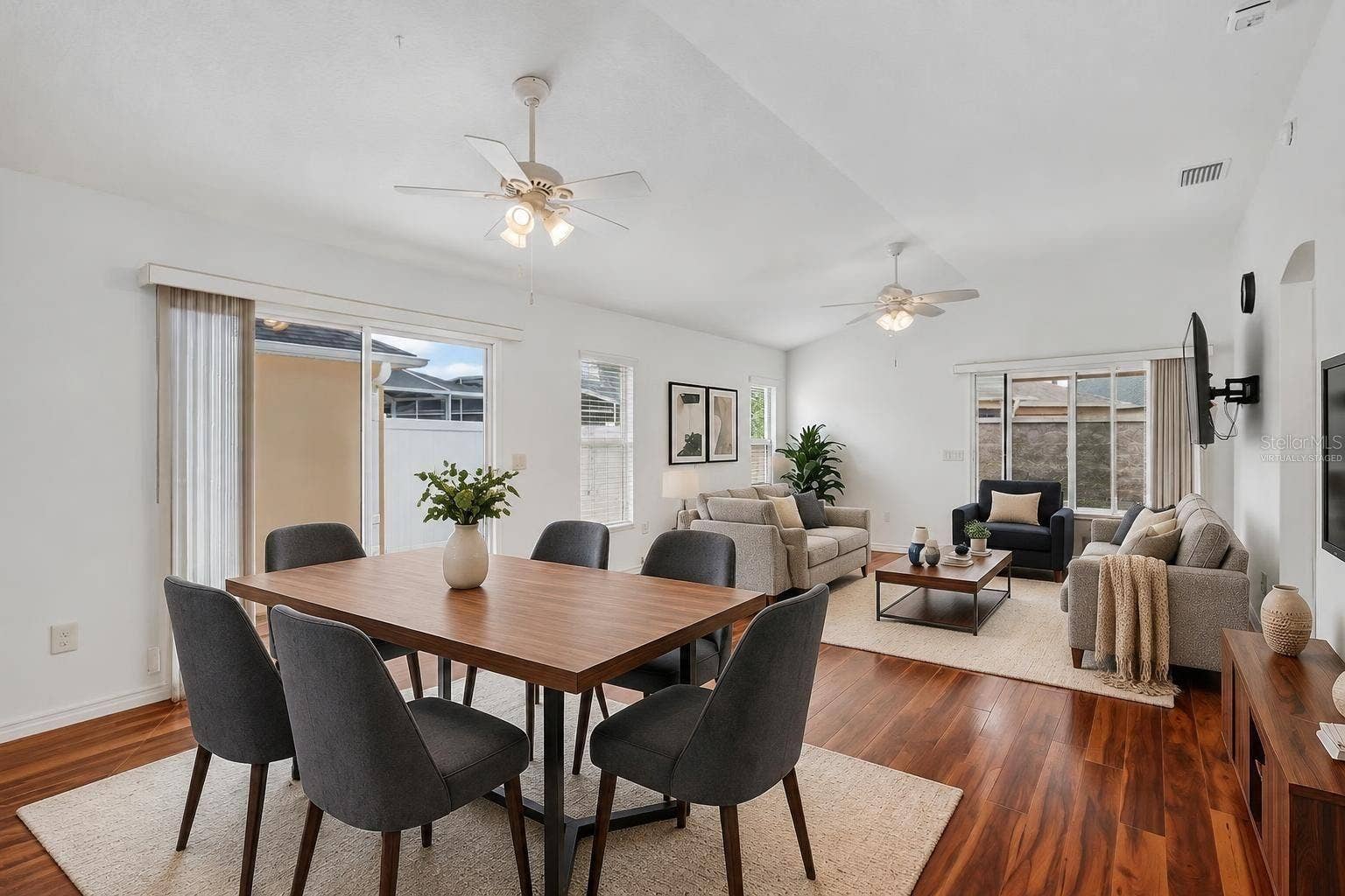 Living and Dining Rooms-Virtually Staged