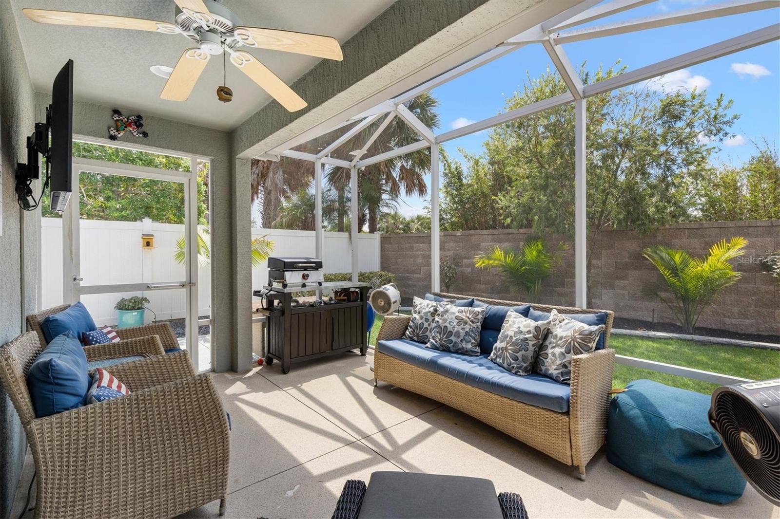Private Fenced Yard