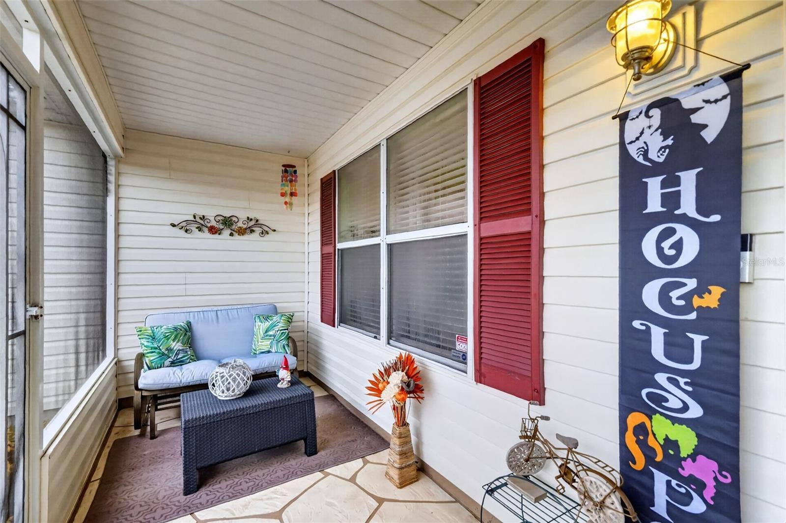 Screened Front Porch