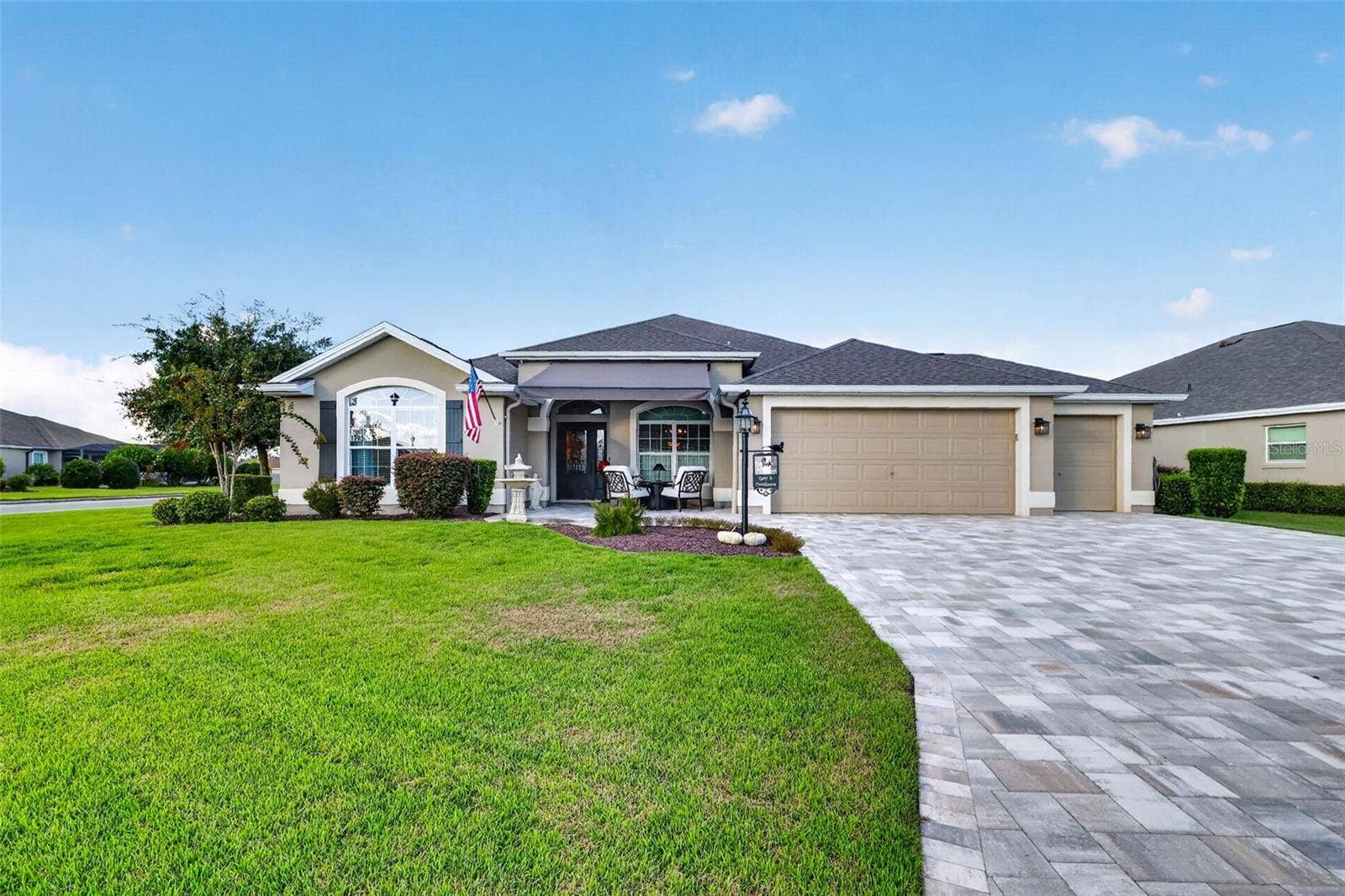 1793 WAX BERRY COURT, The Villages, FL 32163 Front Elevation