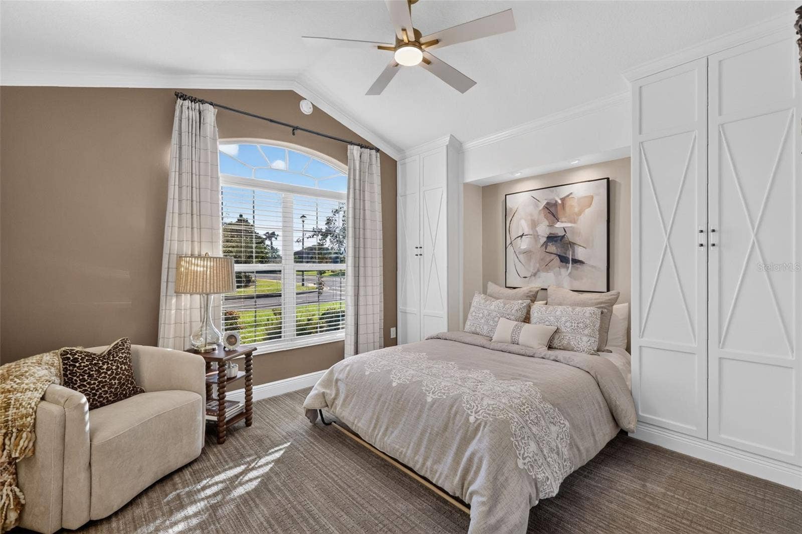 1793 WAX BERRY COURT, The Villages, FL 32163 Second Bedroom with Murphy Bed and CUSTOM Built-In Cabinetry