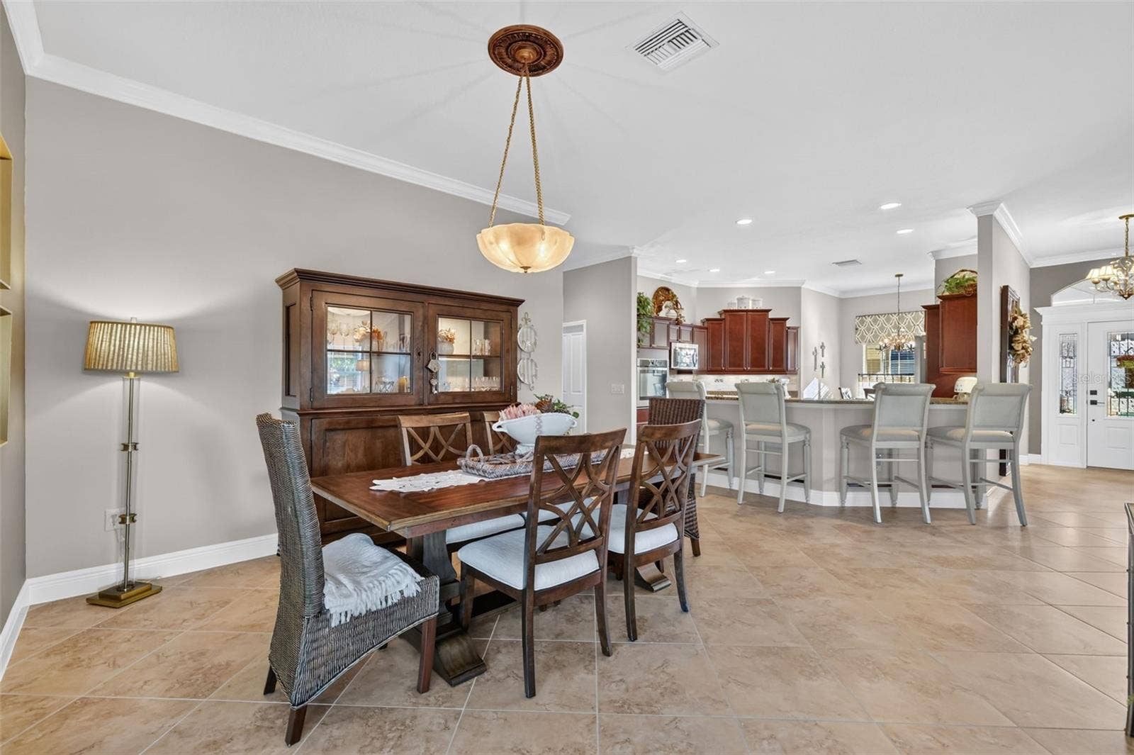 1793 WAX BERRY COURT, The Villages, FL 32163 Kitchen and Dining Room