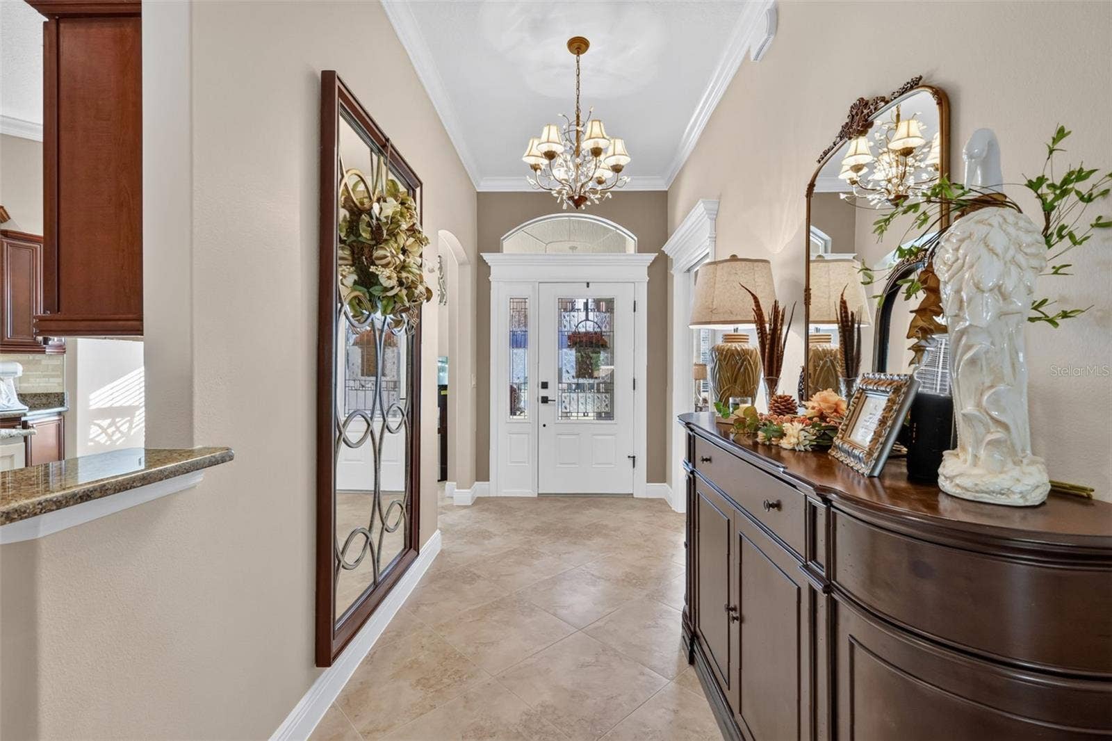 1793 WAX BERRY COURT, The Villages, FL 32163 Foyer and Front Entry