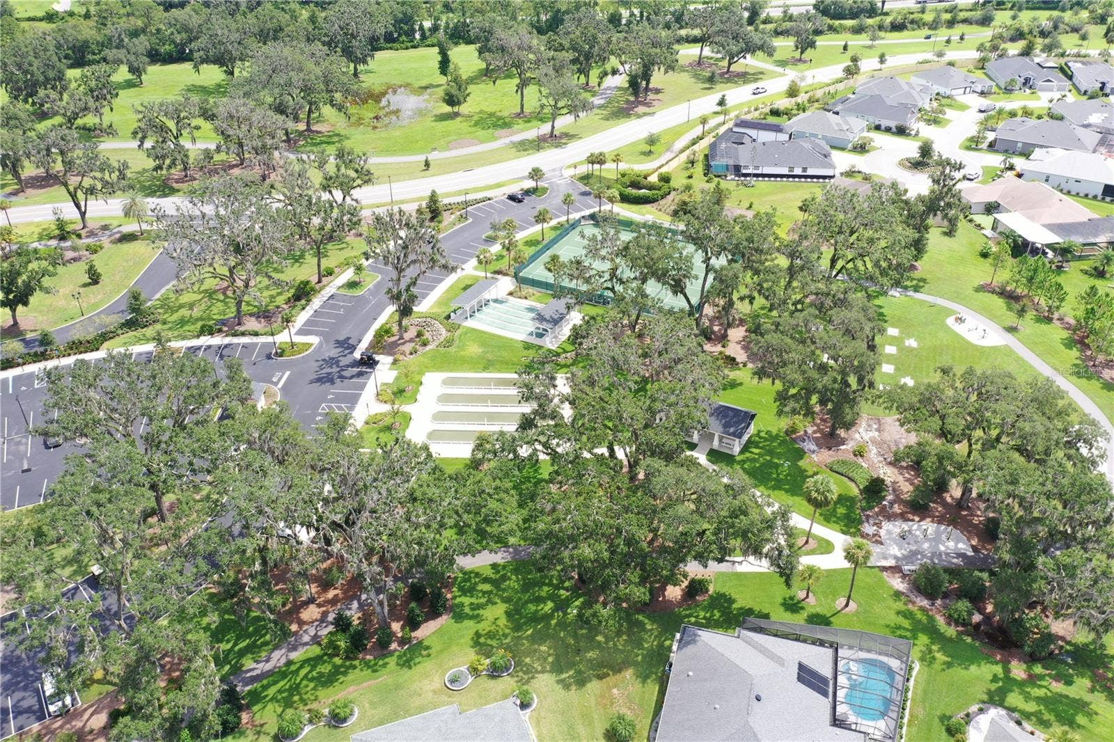 Another View of Water Lily Recreation Center (Aerial)