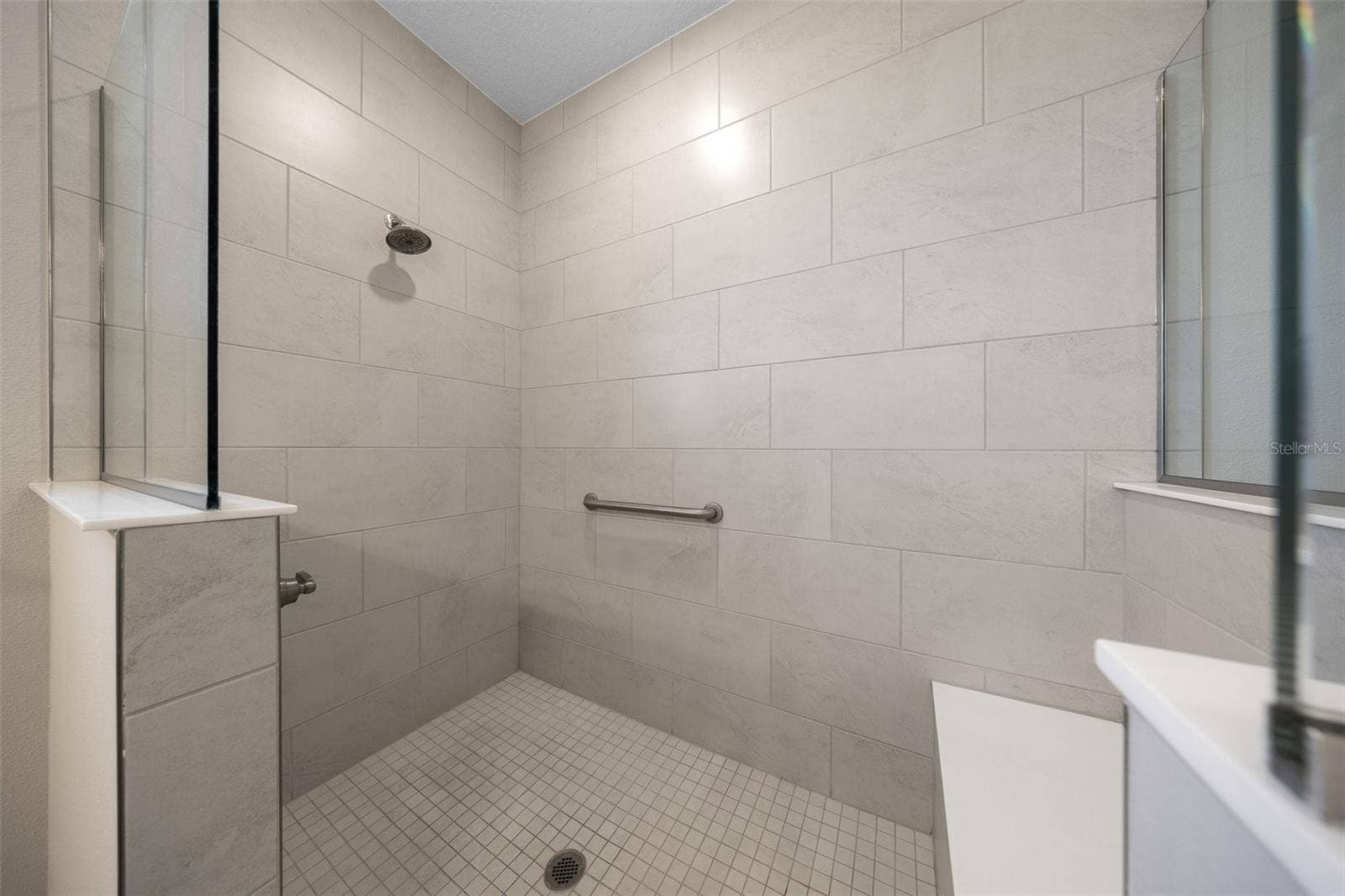 Roman Shower in Primary Bath
