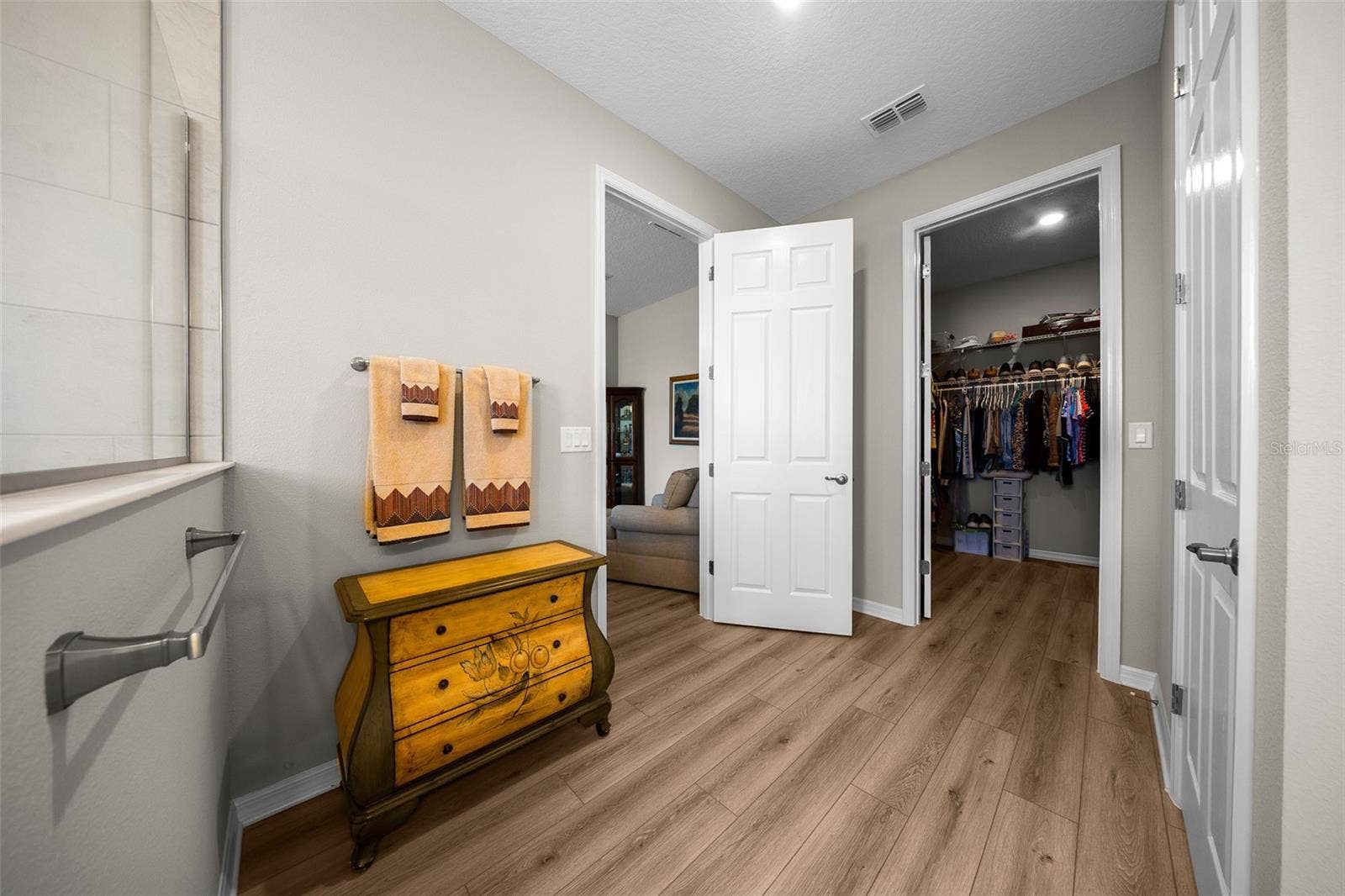 Primary Bath and Walk in Closet