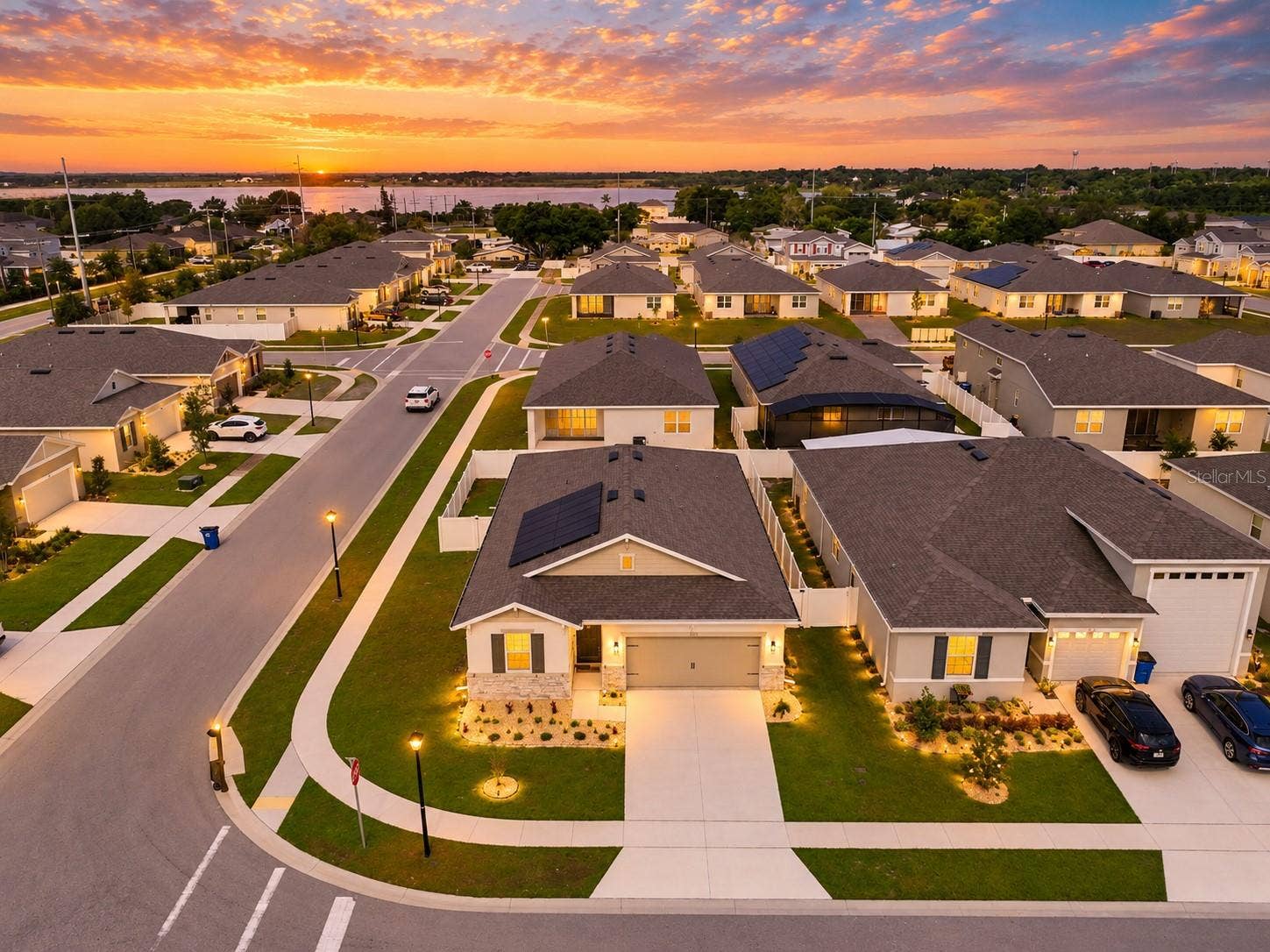 2303 JAGGER LANE, Winter Haven, FL 33880 Aerial View - Transferable Solar Panels