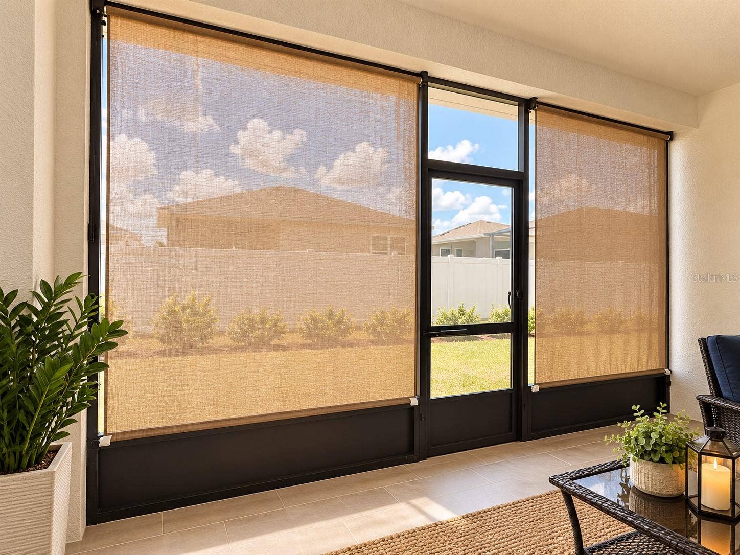 2303 JAGGER LANE, Winter Haven, FL 33880 Lanai - Roll-up shades
