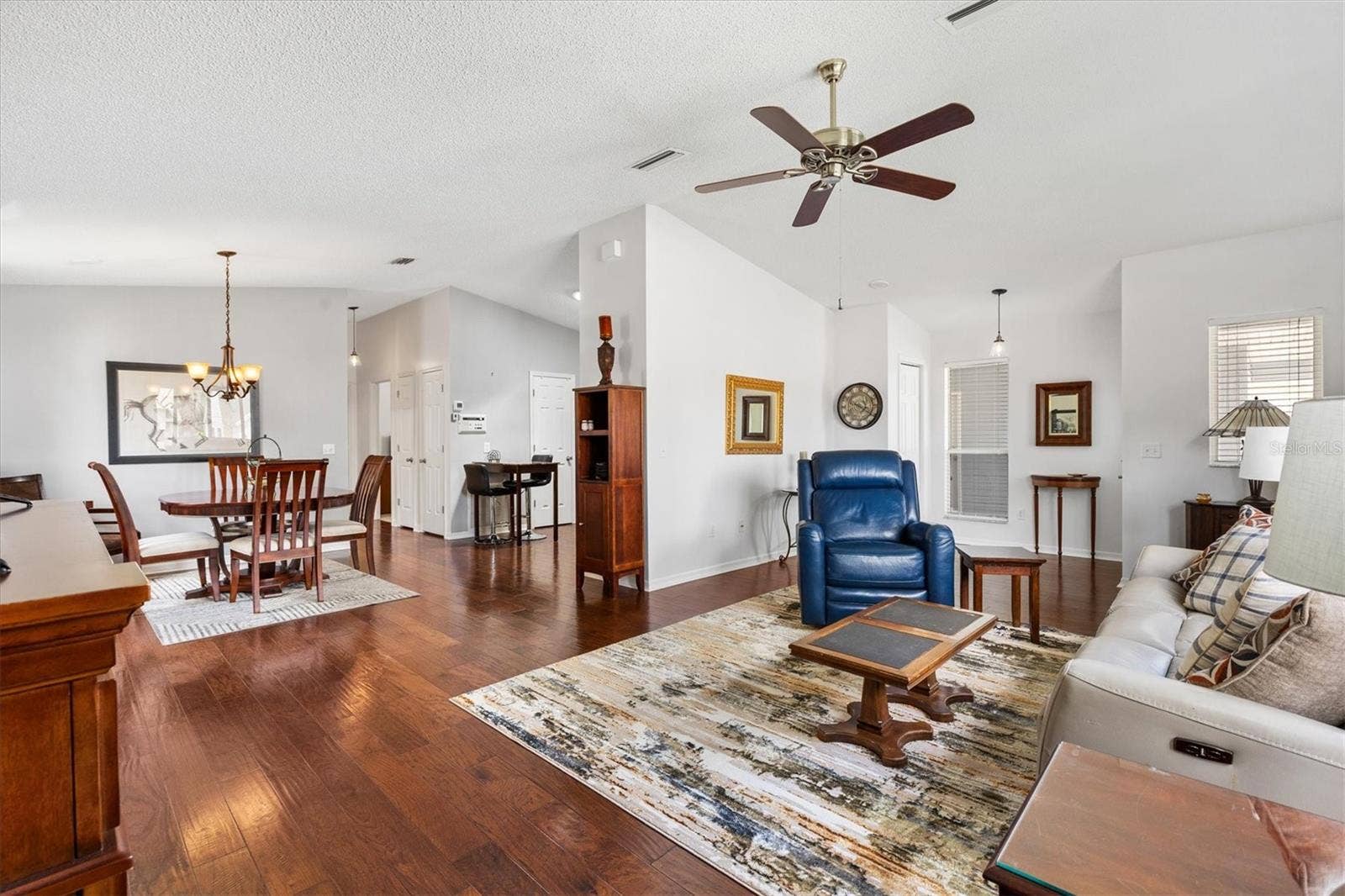 406 DEL MAR DRIVE, Lady Lake, FL 32159 Living Room and Dining Room