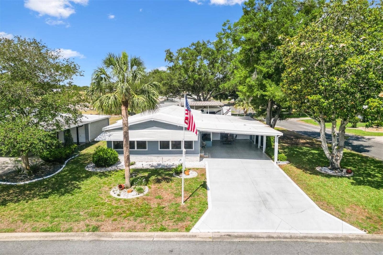 1228 PALMETTO DRIVE, Lady Lake, FL 32159 Aerial Front